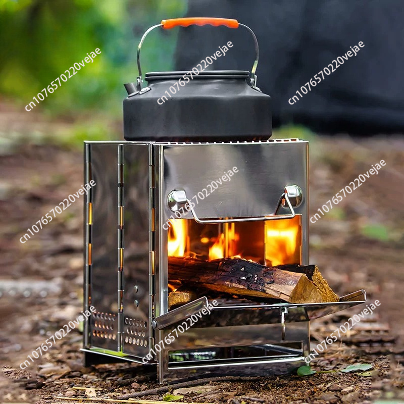 Fishing Backpack - Modern design wood burning stoves Portable