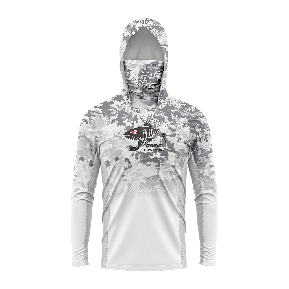 UPF50+ Hooded Fishing Shirt Bu - Fishing Shirt Uv Protection recension och pris