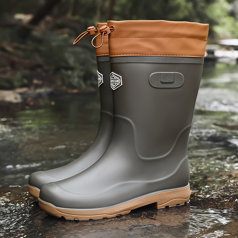 Men's high-top casual rain boo - Fishing Boots recension och pris